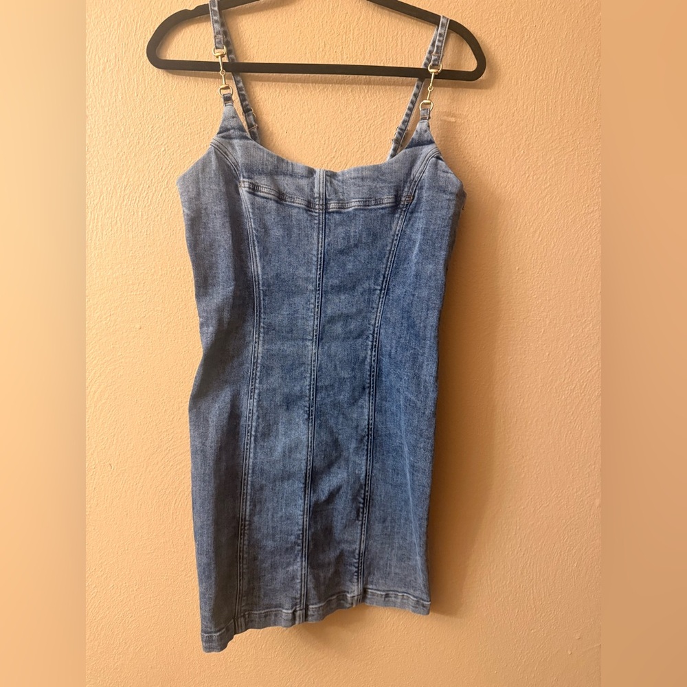 Bebe Women’s Body Con Jean Dress